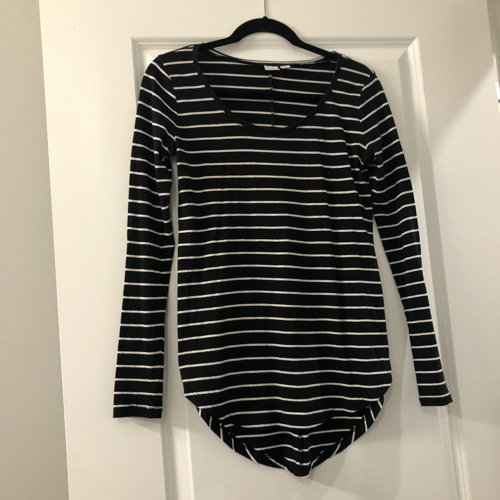 Black and White Stripped Top